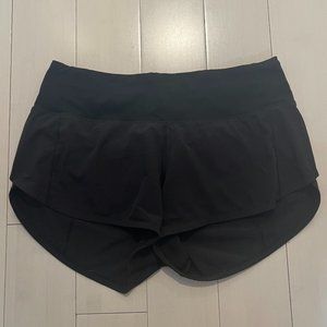 Lululemon Speed Up Low-Rise Lined Short 2.5" - Black